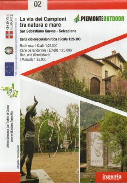 La Via dei Campioni f.2 1:25.000 San Sebastiano Curone - Selvapiana