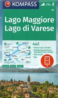 Lago Maggiore, Lago di Varese 1:50.000