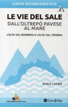 L'alta Val Borbera e l'alta Val Trebbia f.2 1:25.000
