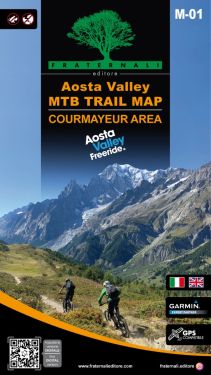 Courmayeur area mtb map 1:25.000