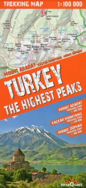 Turkey the highest peaks 1:100.000
