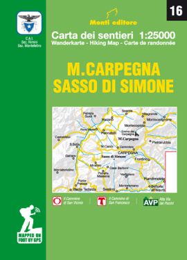 Monte Carpegna, Sasso di Simone 1:25.000 (16)