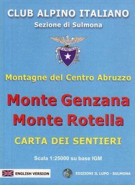 Monte Genzana, Monte Rotella 1:25.000
