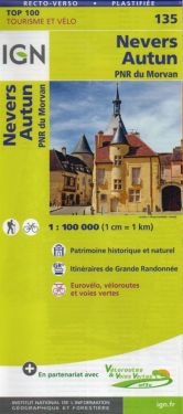 Nevers, Autun f.135 1:100.000