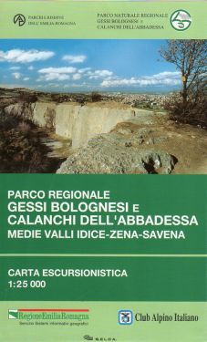 Parco Regionale Gessi Bolognesi e Calanchi dell'Abbadessa 1:25.000