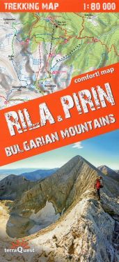 Rila & Pirin, Bulgarian Mountains 1:80.000