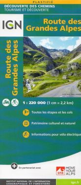 Route des Grandes Alpes 1:220.000