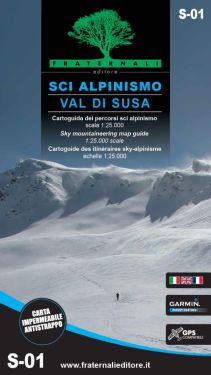 Sci alpinismo  Val di Susa 1:25.000