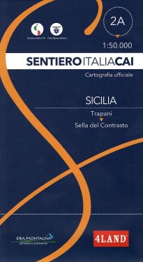 Sentiero Italia Sicilia 2A 1:50.000 Trapani - Sella del Contrasto