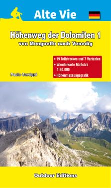 Höhenweg der Dolomiten 1 von Monguelfo nach Venezia