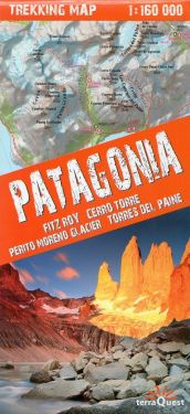 Patagonia - Cerro Torre, Torres del Paine 1:160.000
