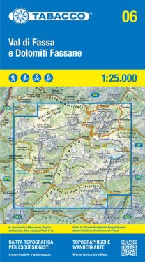 Val di Fassa e Dolomiti Fassane 1:25.000