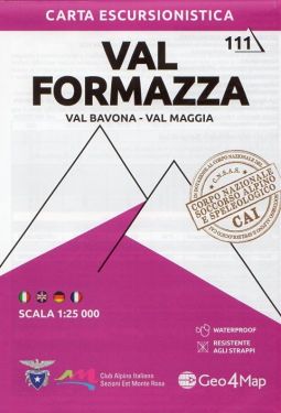 Val Formazza, Val Bavona, Val Maggia 1:25.000 (111)