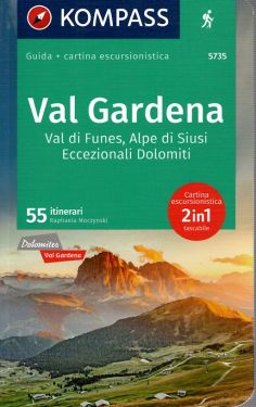 Val Gardena, Val di Funes, Alpe di Siusi + carta