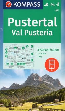 Val Pusteria 1:25.000 - set 3 carte