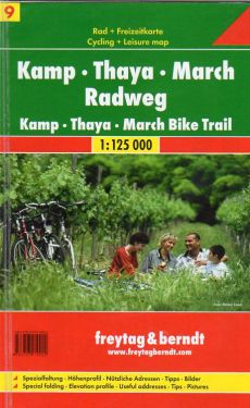 Kamp - Thaya - March Radweg 1:125.000